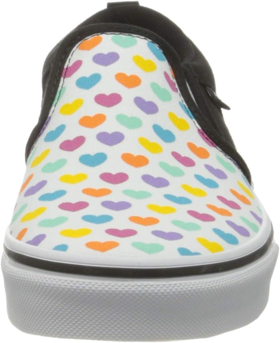 imageVans Womens Classic Slip On Platform SneakersMulticolor Hearts MultiWhite