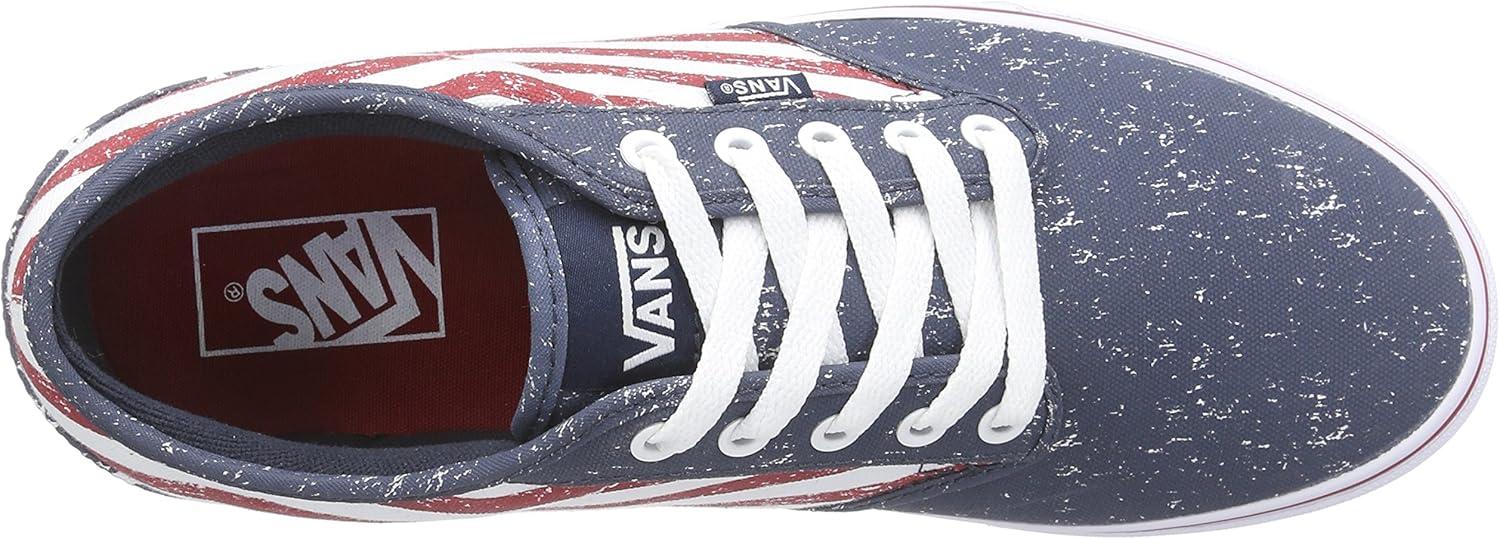 imageVans Womens Classic Slip On Platform SneakersMulticolored Flag Stv Navy Chili Pepper