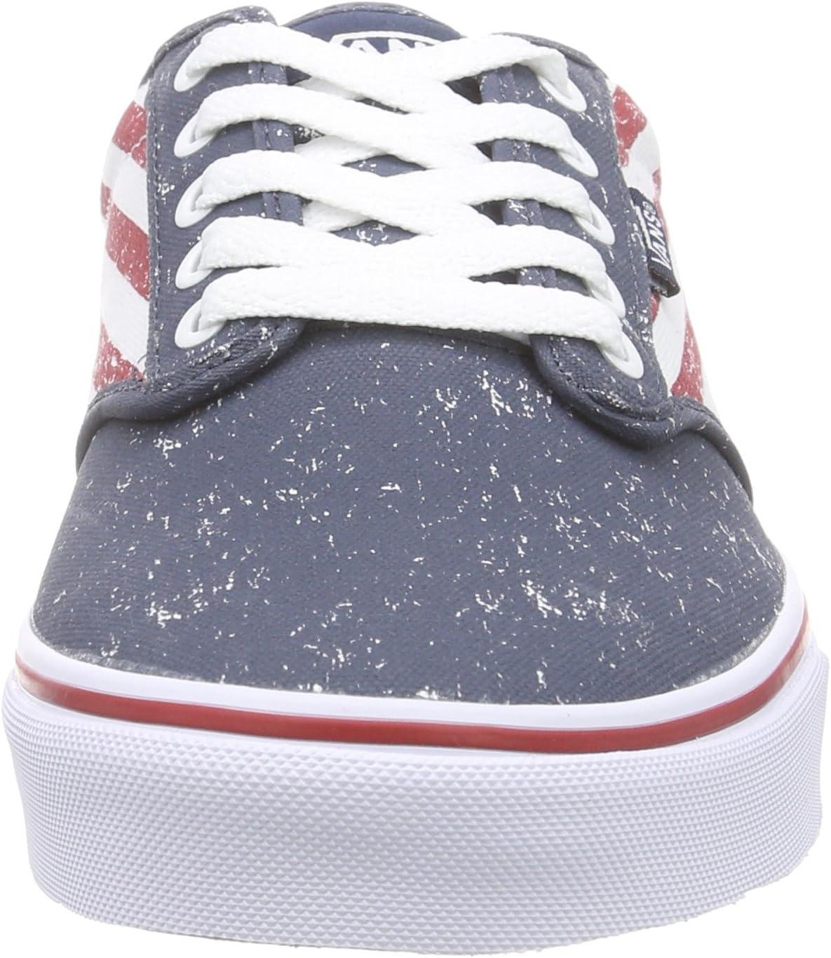 imageVans Womens Classic Slip On Platform SneakersMulticolored Flag Stv Navy Chili Pepper