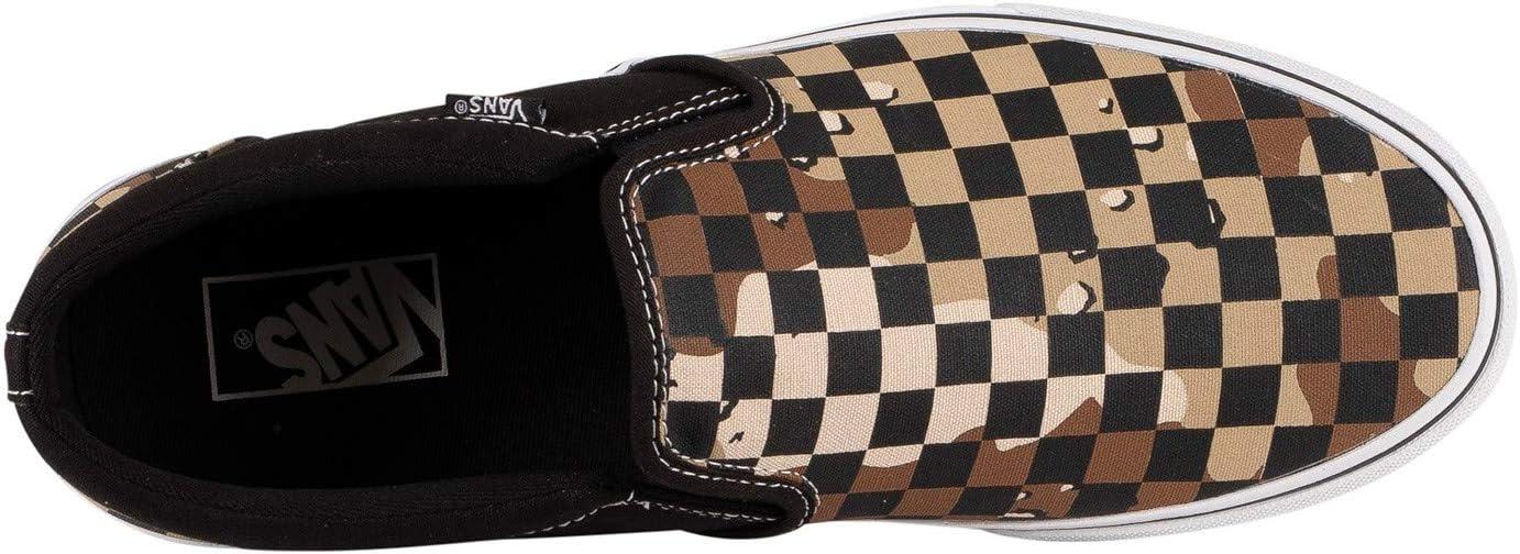 imageVans Womens Classic Slip On Platform SneakersMulticolour Camo Check Black White W4r