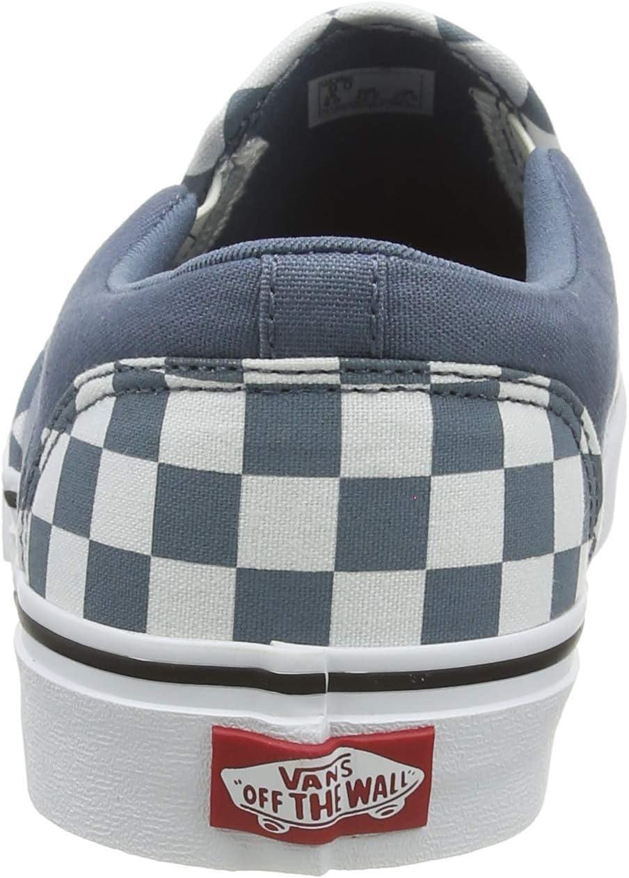 imageVans Womens Classic Slip On Platform SneakersMulticolour Checkerboard Blue Mirage White W50
