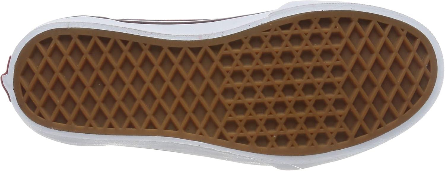 imageVans Womens Classic Slip On Platform SneakersRed Suede Canvas Port Royale White U1a