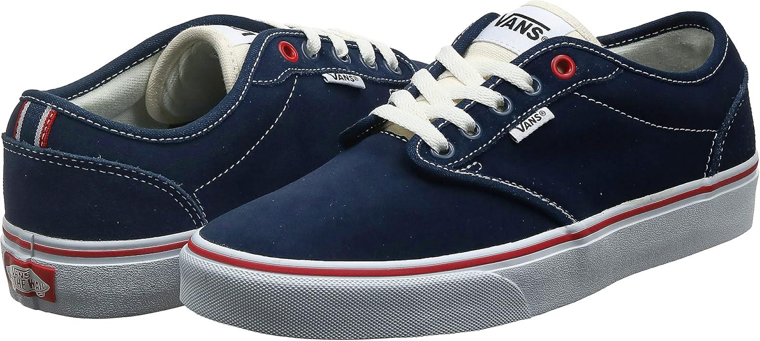 imageVans Womens Classic Slip On Platform SneakersRetro Sport Dress Blues Chili Pepper