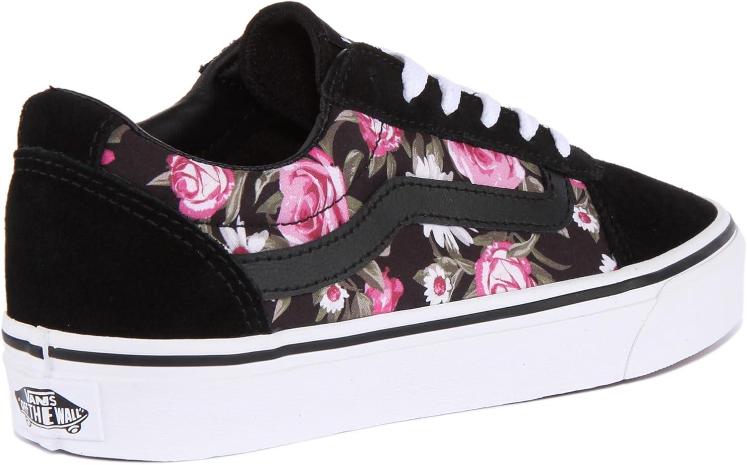 imageVans Womens Classic Slip On Platform SneakersRoses Black