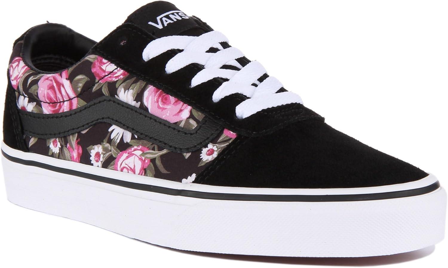 imageVans Womens Classic Slip On Platform SneakersRoses Black