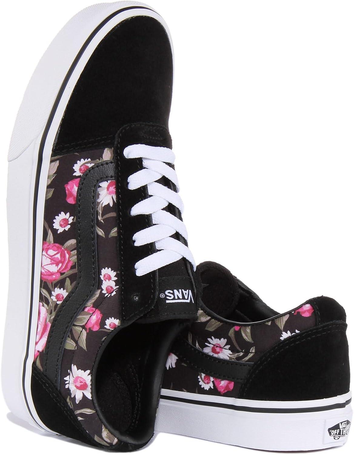 imageVans Womens Classic Slip On Platform SneakersRoses Black