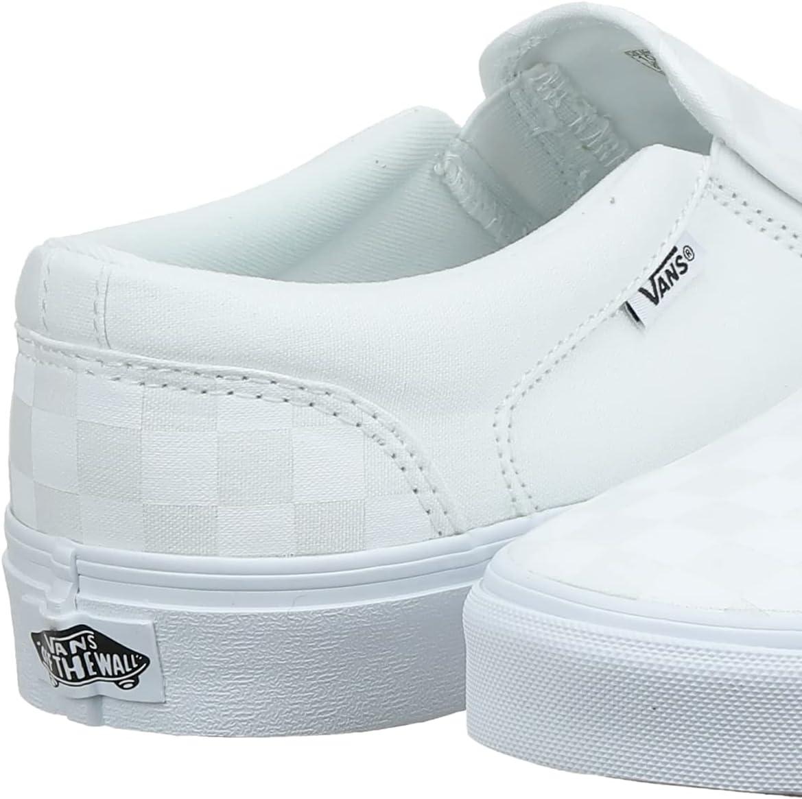 imageVans Womens Classic Slip On Platform SneakersWhite Checkerboard White White W51