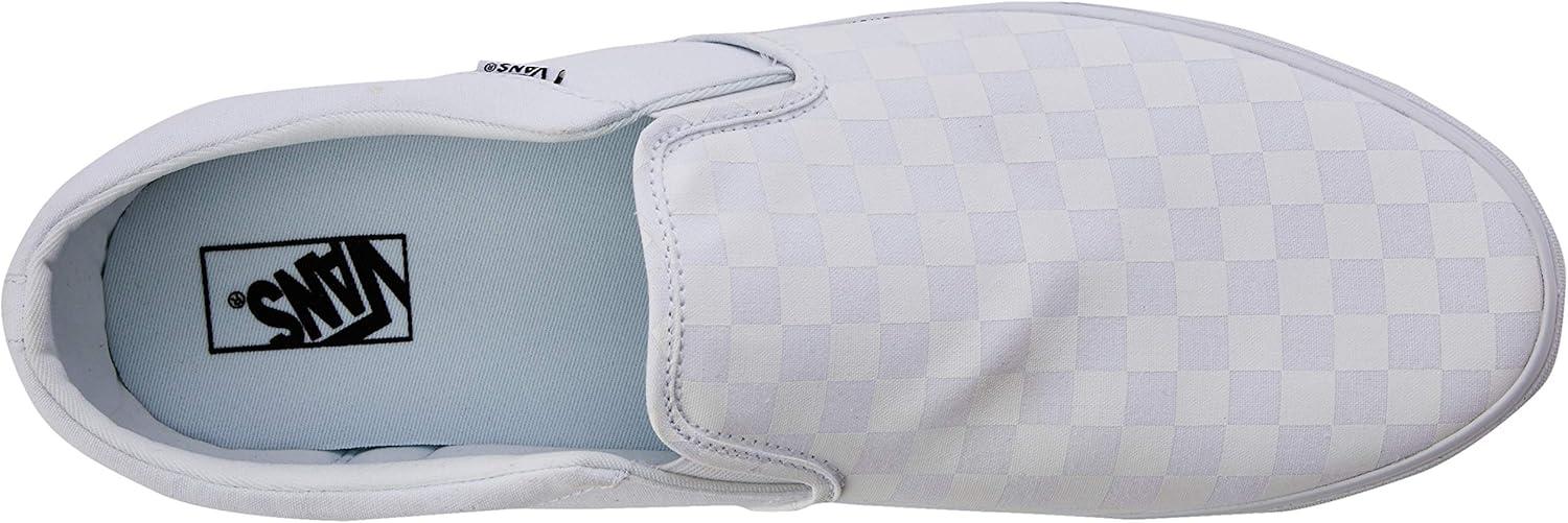 imageVans Womens Classic Slip On Platform SneakersWhite Checkerboard White White W51