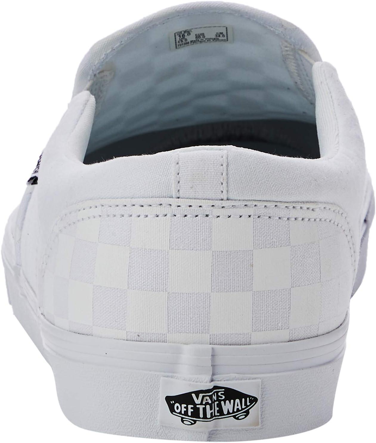 imageVans Womens Classic Slip On Platform SneakersWhite Checkerboard White White W51
