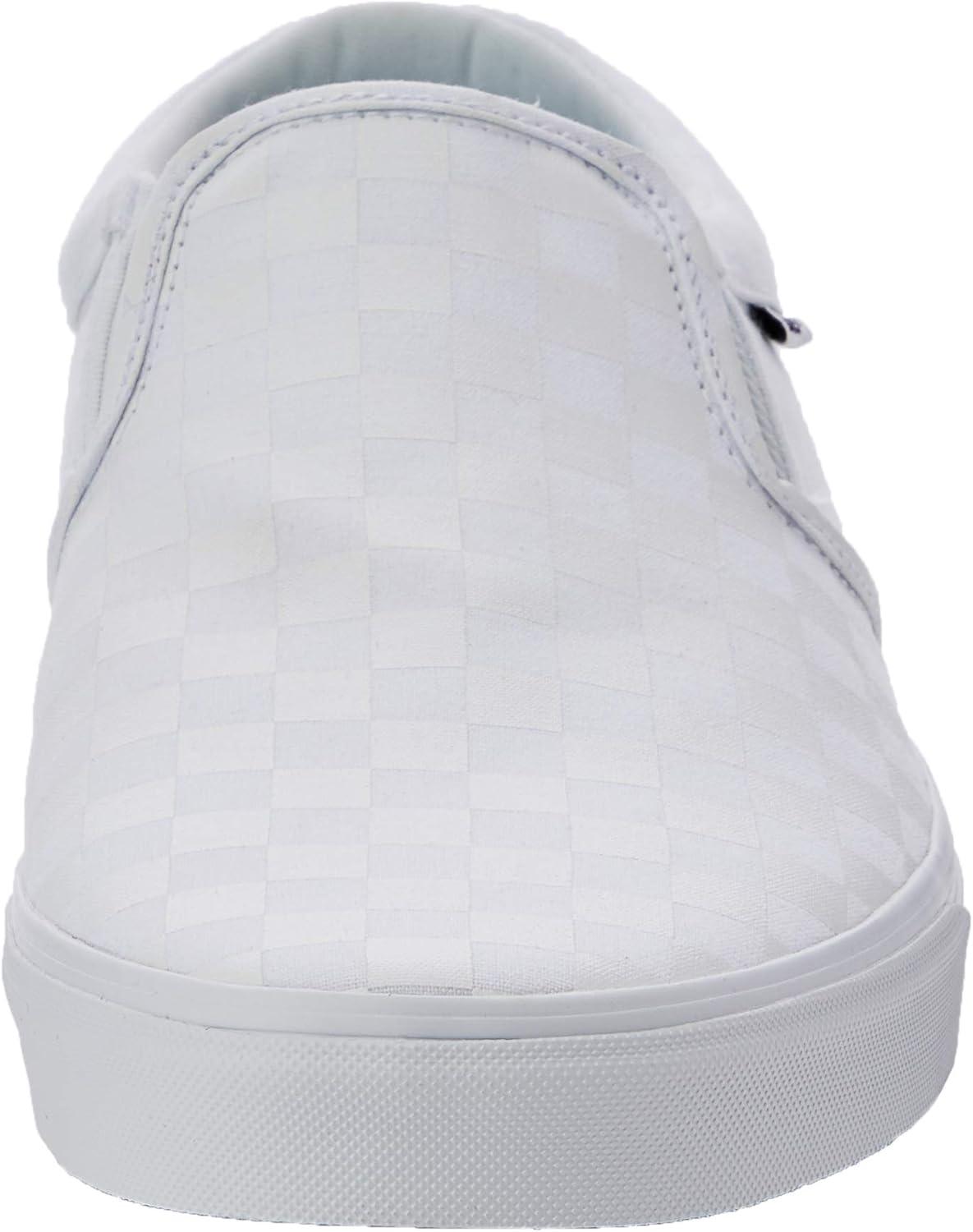 imageVans Womens Classic Slip On Platform SneakersWhite Checkerboard White White W51