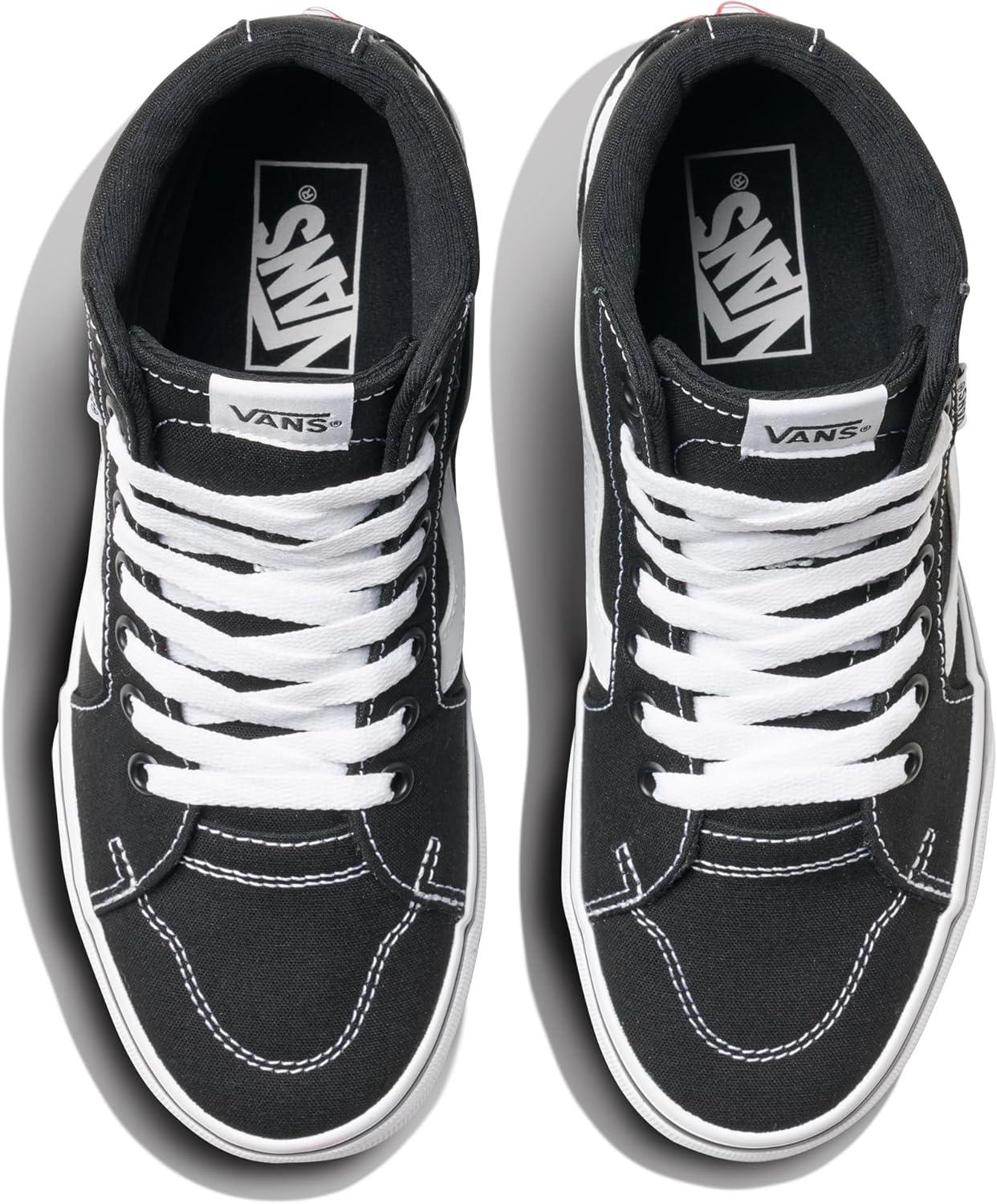 imageVans Womens Filmore Hi Shoe High Top Sneakers for Fashion amp Casual Everyday Wear Canvas BlackWhite 75