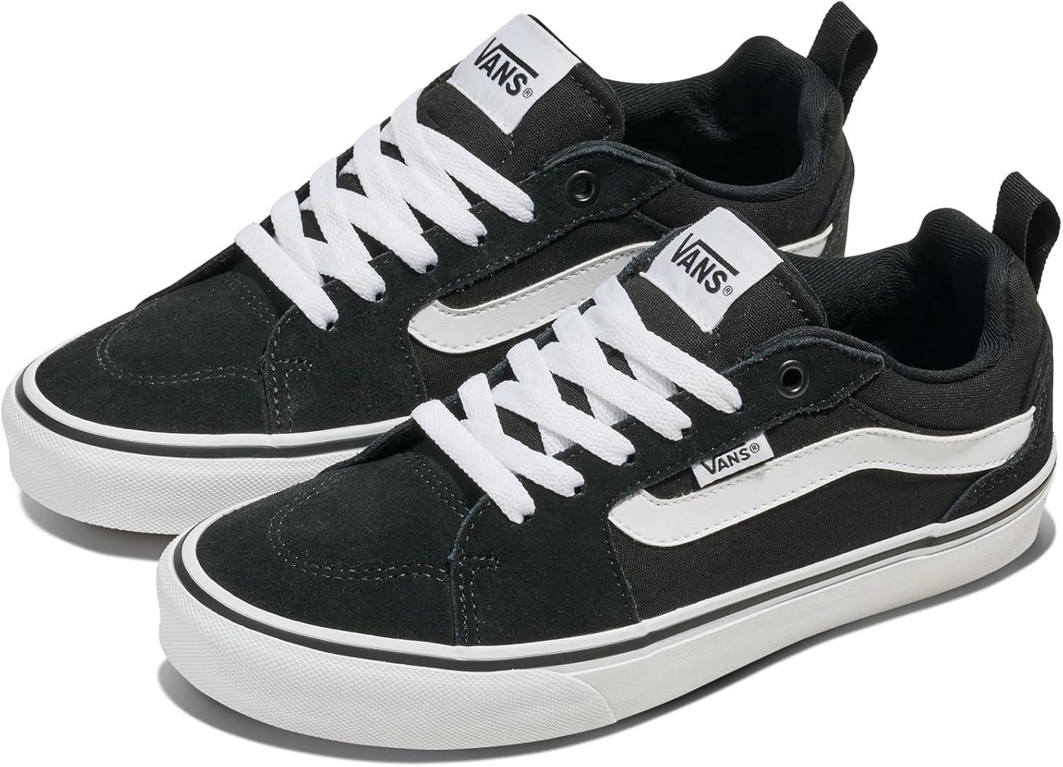 imageVans Womens Filmore Low Top ShoeSuedeCanvas BlackWhite