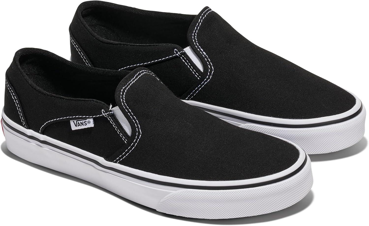 imageVans Womens Lowtop Trainers SneakerCanvas BlackWhite