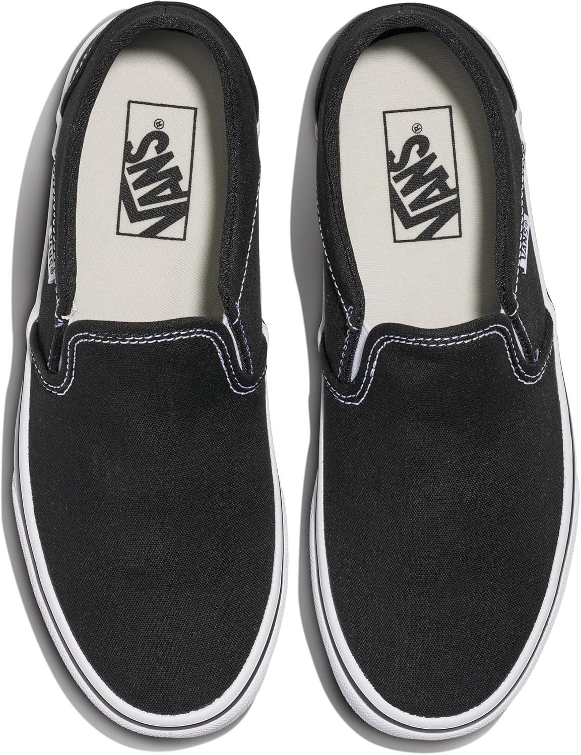 imageVans Womens Lowtop Trainers SneakerCanvas BlackWhite