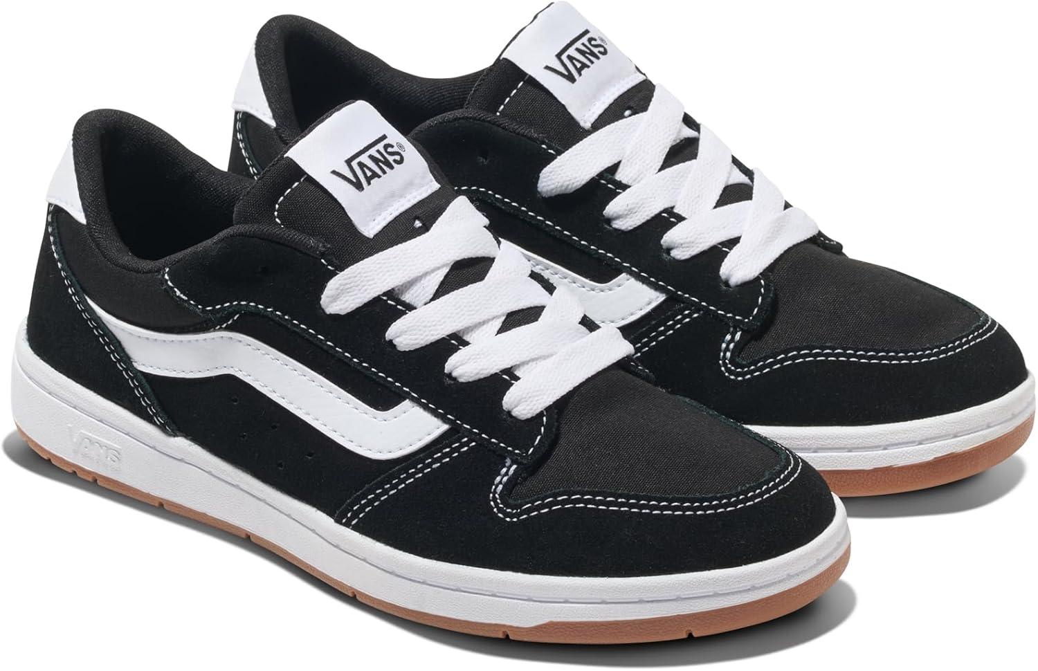 imageVans Womens Ryland Ls Shoe Retro Court Sneakers Tennis Fashion InspiredSuedeCanvas BlackWhite
