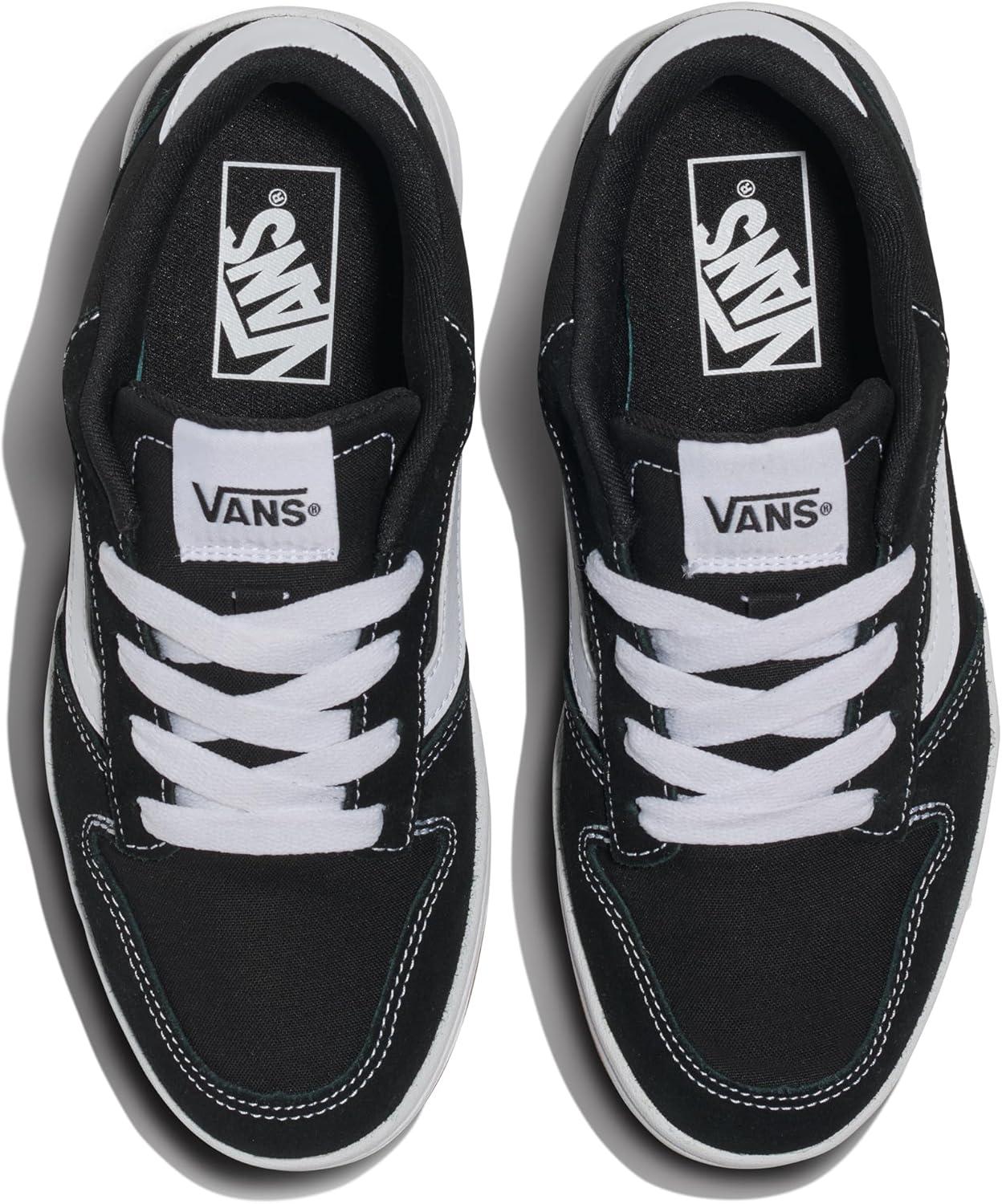 imageVans Womens Ryland Ls Shoe Retro Court Sneakers Tennis Fashion InspiredSuedeCanvas BlackWhite