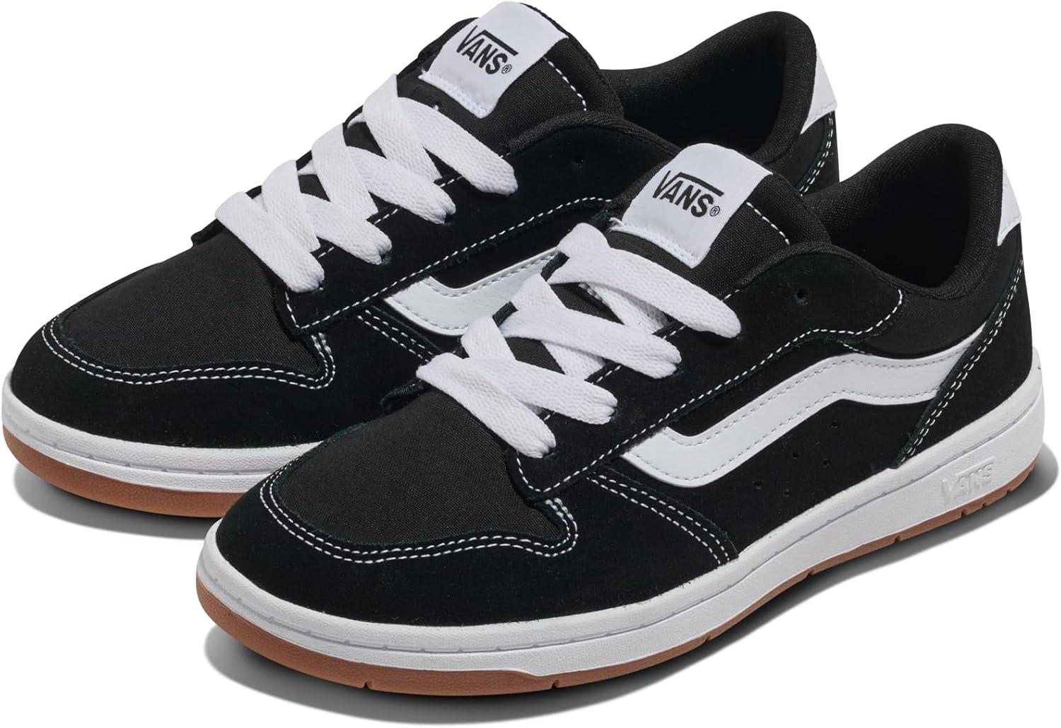 imageVans Womens Ryland Ls Shoe Retro Court Sneakers Tennis Fashion InspiredSuedeCanvas BlackWhite
