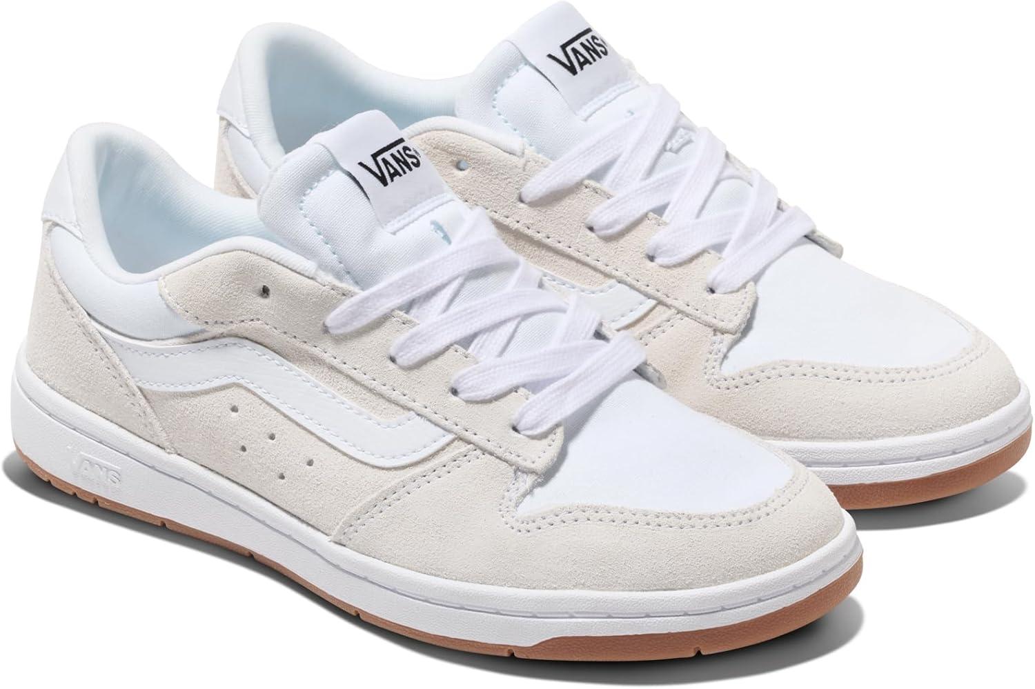 imageVans Womens Ryland Ls Shoe Retro Court Sneakers Tennis Fashion InspiredSuedeCanvas WhiteWhite