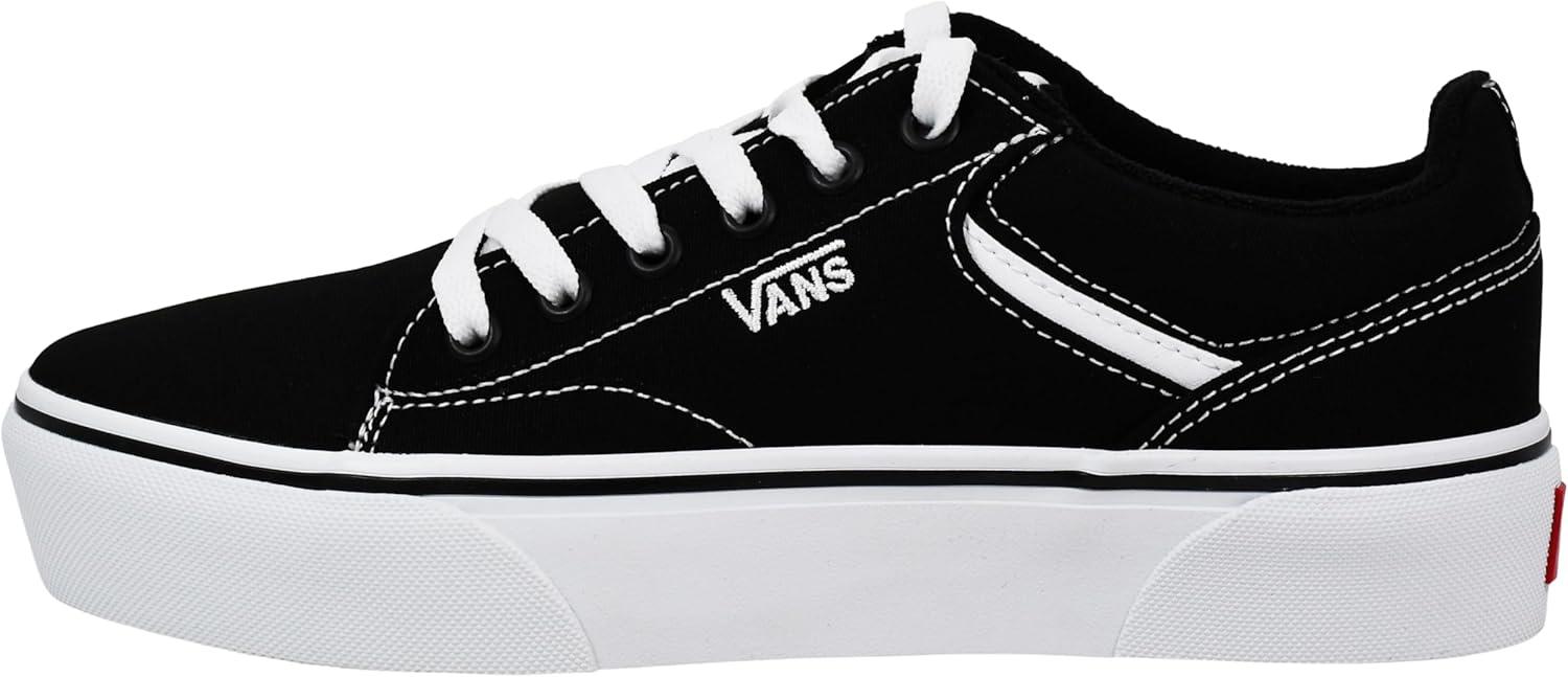 imageVans Womens Seldan Platform SneakersCanvas BlackWhite