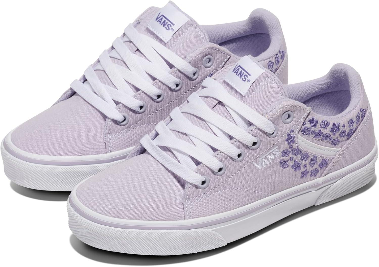 imageVans Womens Seldan ShoeEmbroidered Flowers Evening Haze