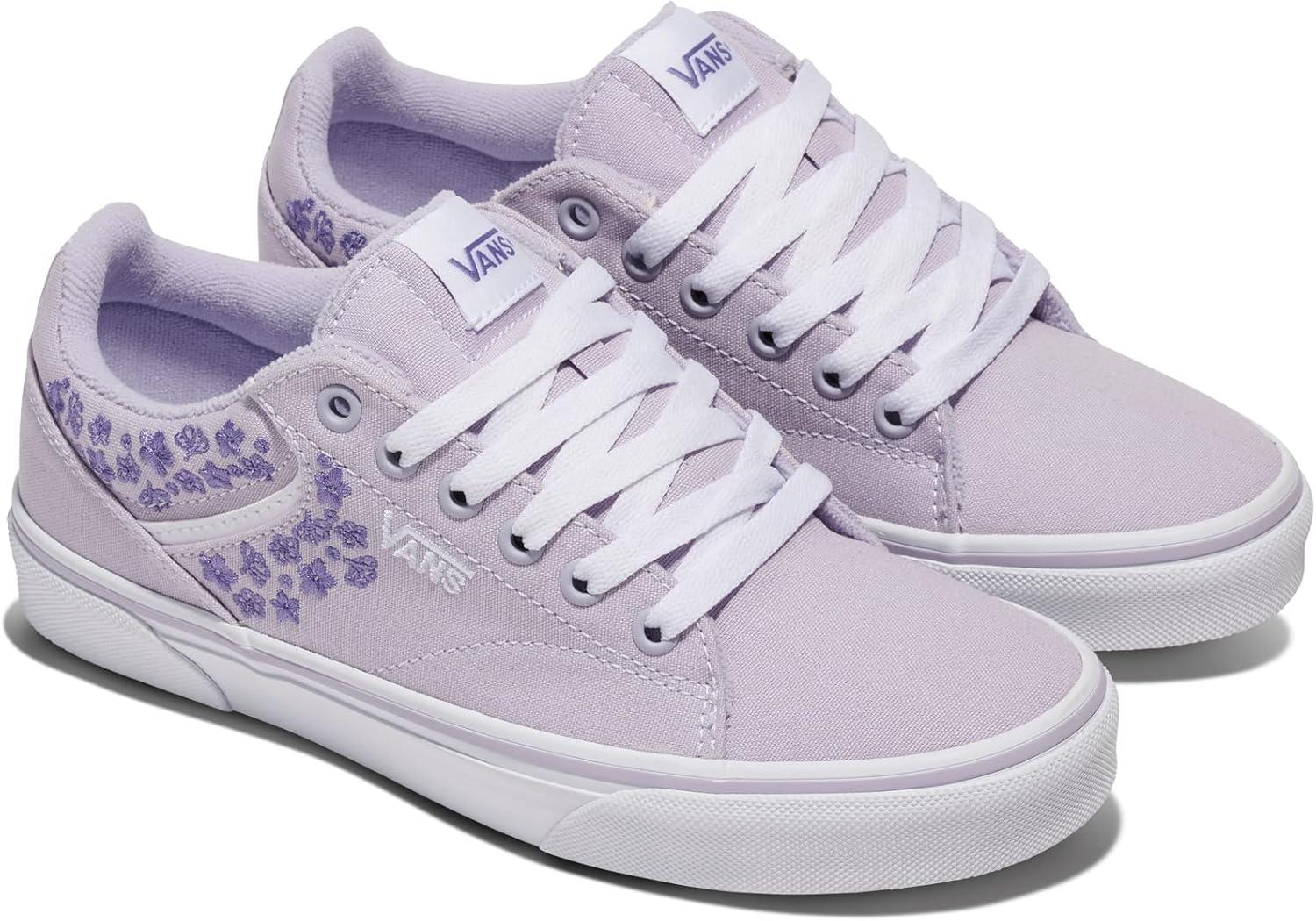 imageVans Womens Seldan ShoeEmbroidered Flowers Evening Haze
