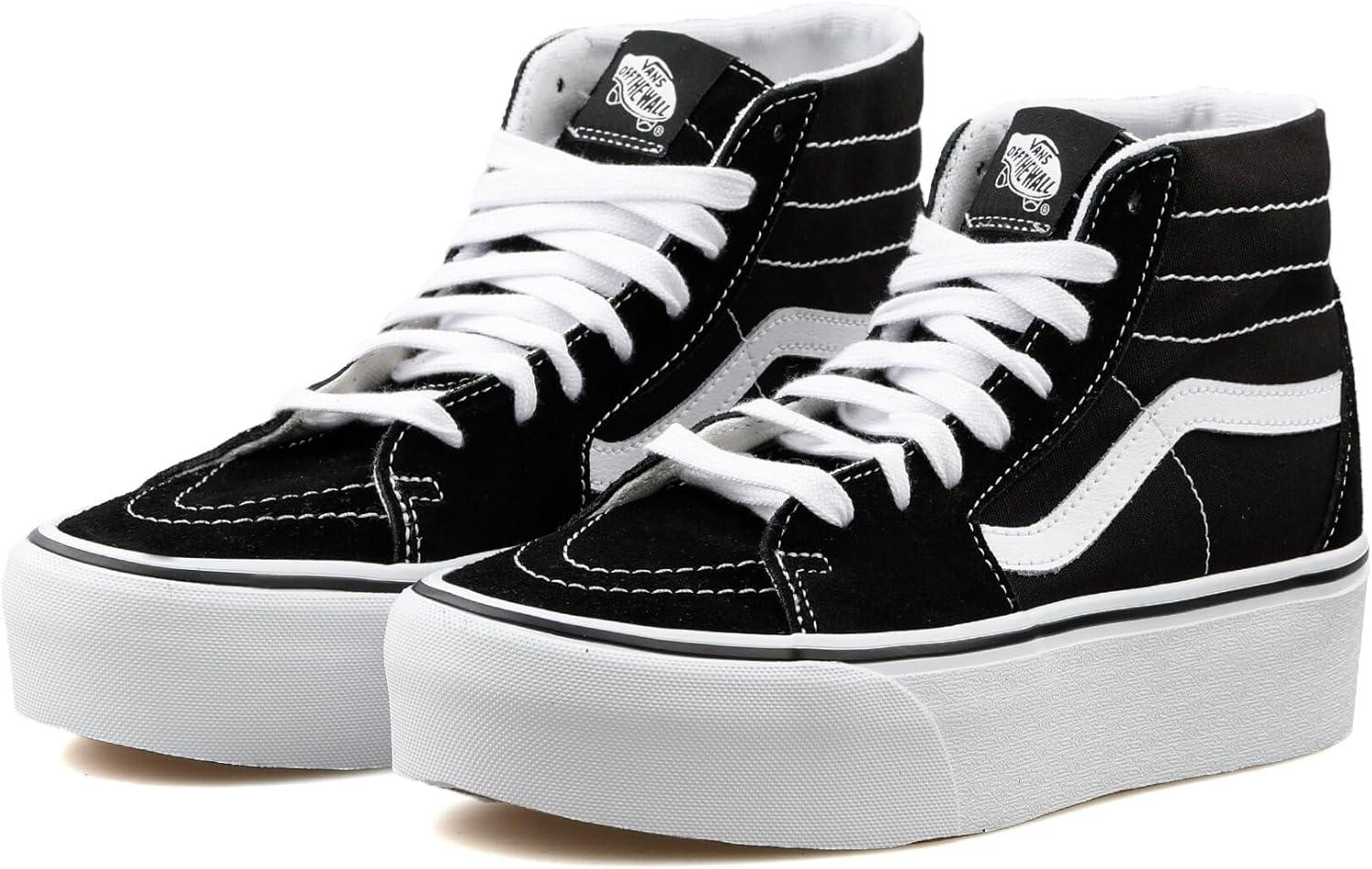 imageVans Womens UA SK8Hi Tapered Stackform SneakersBlackTrue White