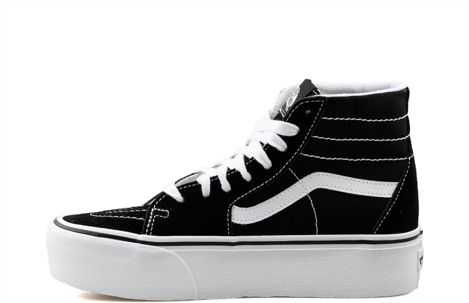 imageVans Womens UA SK8Hi Tapered Stackform SneakersBlackTrue White
