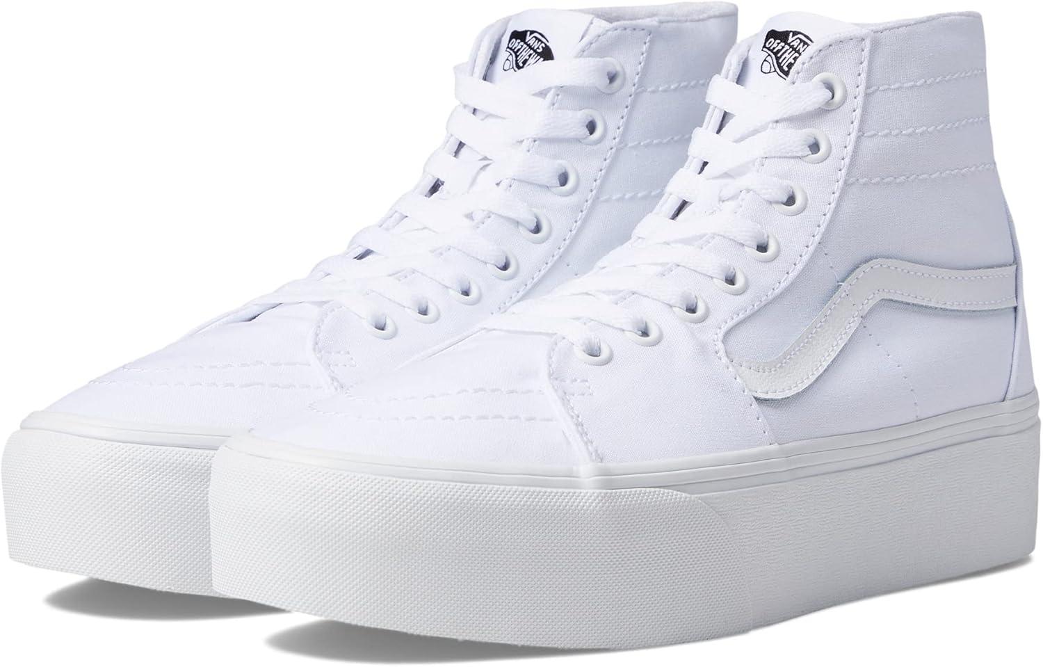 imageVans Womens UA SK8Hi Tapered Stackform SneakersGenuine White Canvas