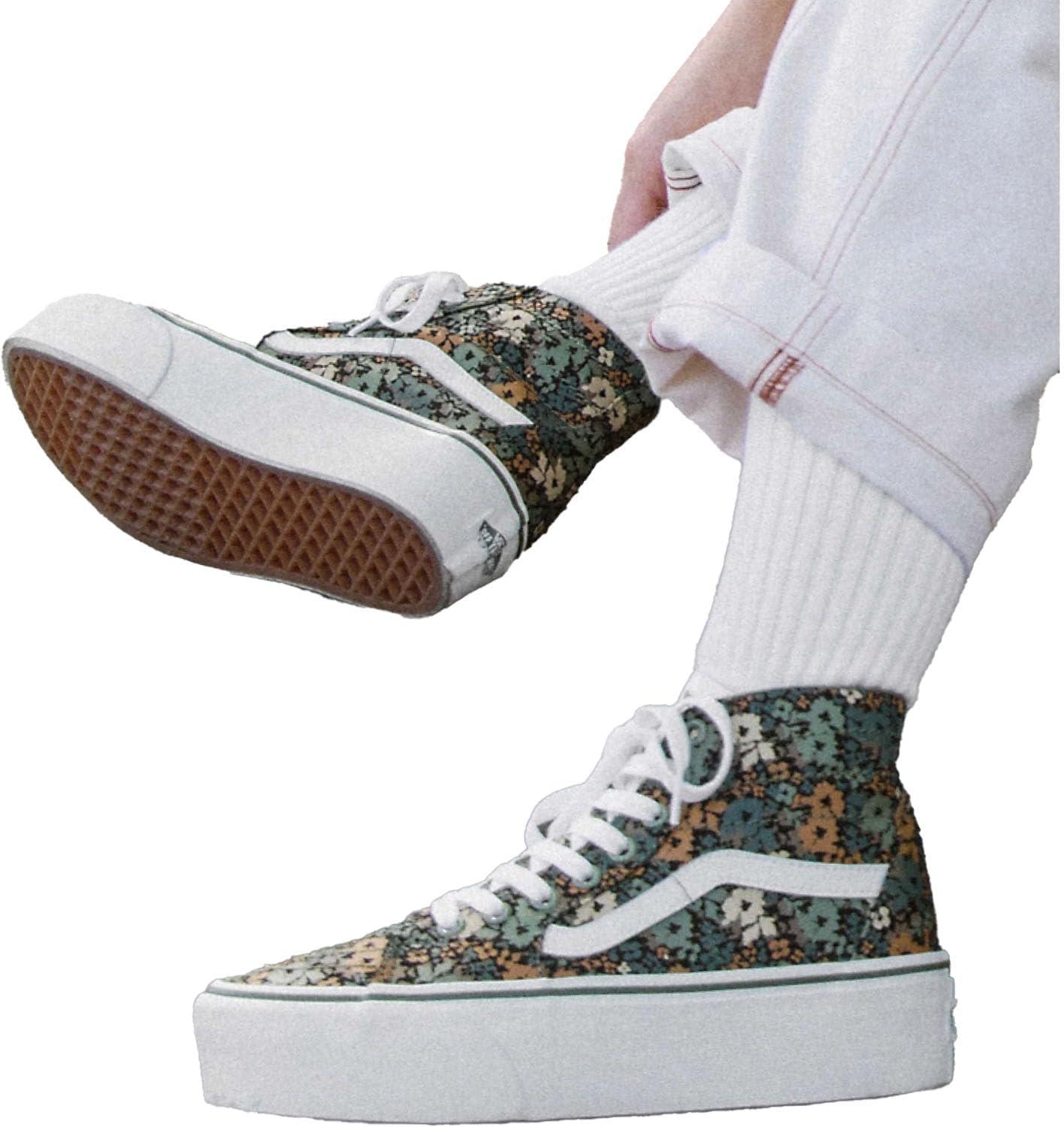 imageVans Womens UA SK8Hi Tapered Stackform SneakersGreen Loden