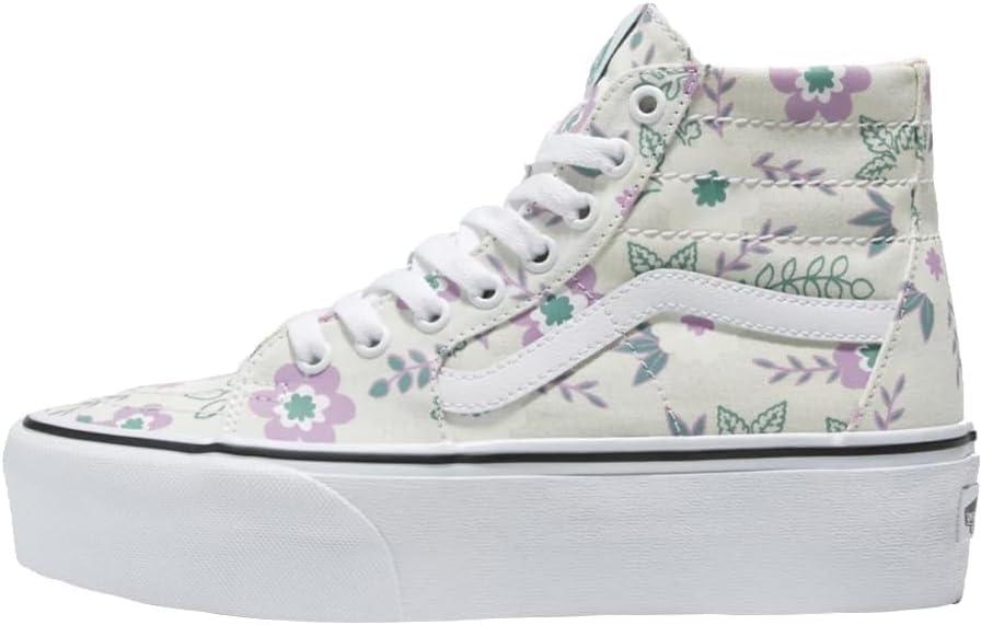 imageVans Womens UA SK8Hi Tapered Stackform SneakersPastel Floral Frosted Mint True White
