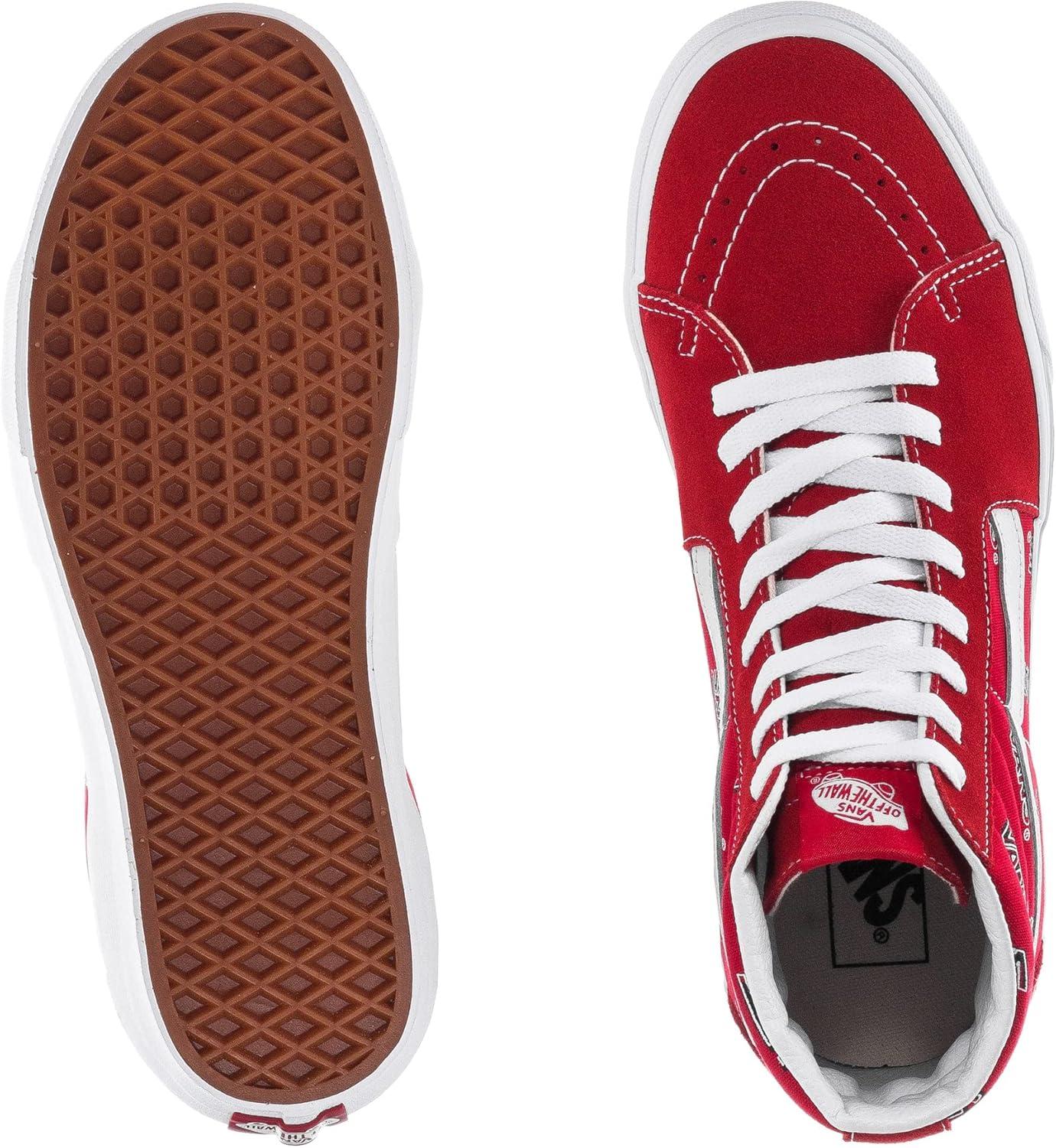 imageVans Womens UA SK8Hi Tapered Stackform SneakersVans Misprint Red White