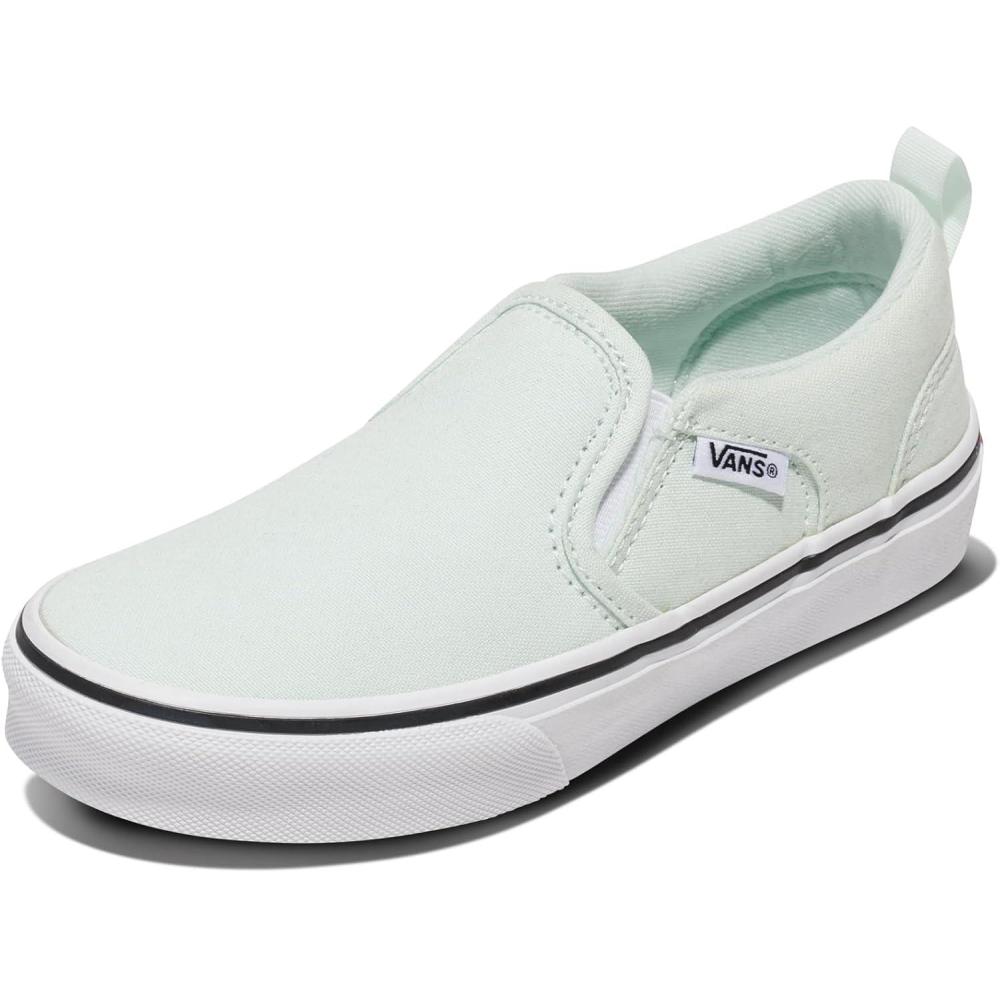 imageVans Girls Asher Slipon ShoeCanvas Hint of Mint