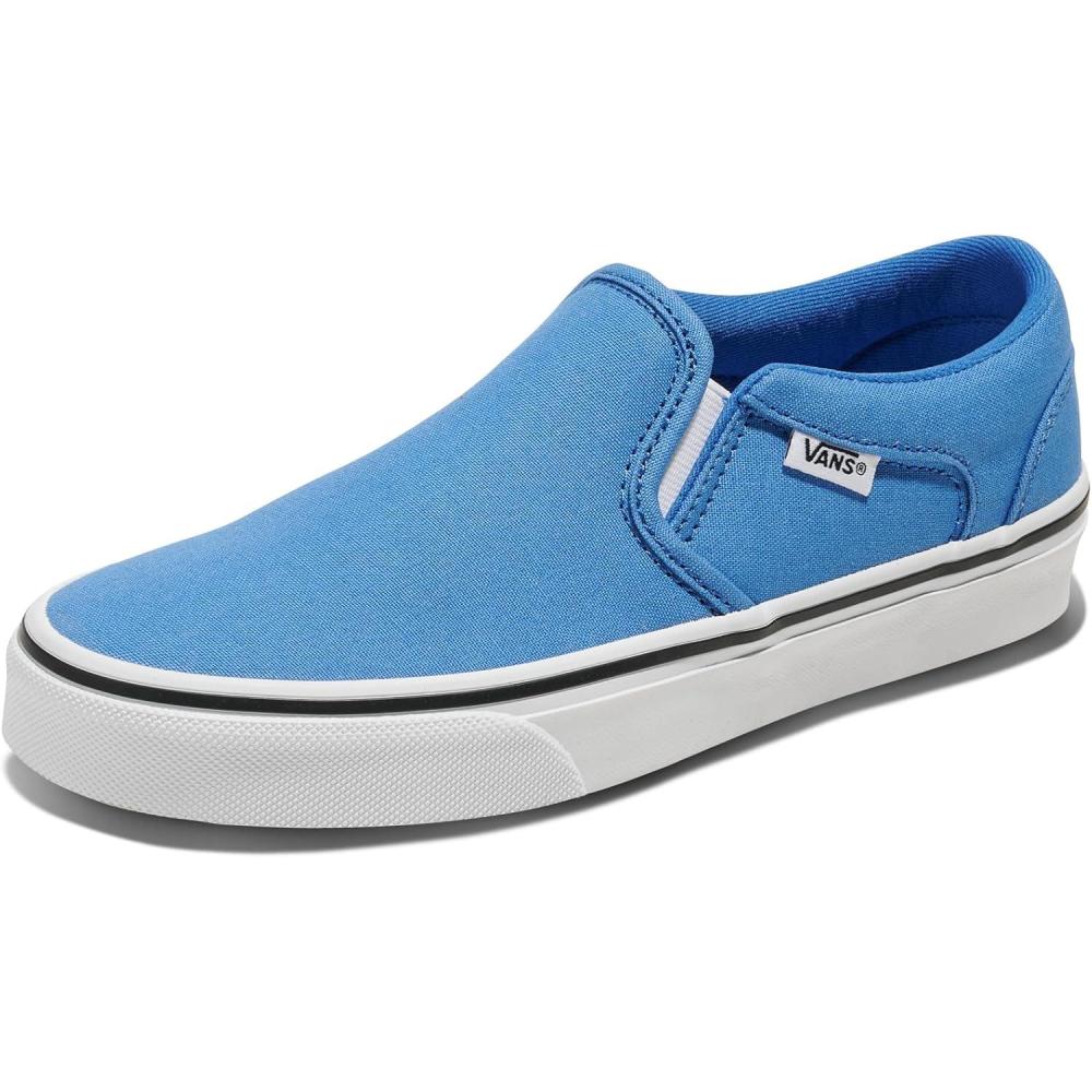 imageVans Kids Asher Low Top ShoeCanvas Vintage Cobalt