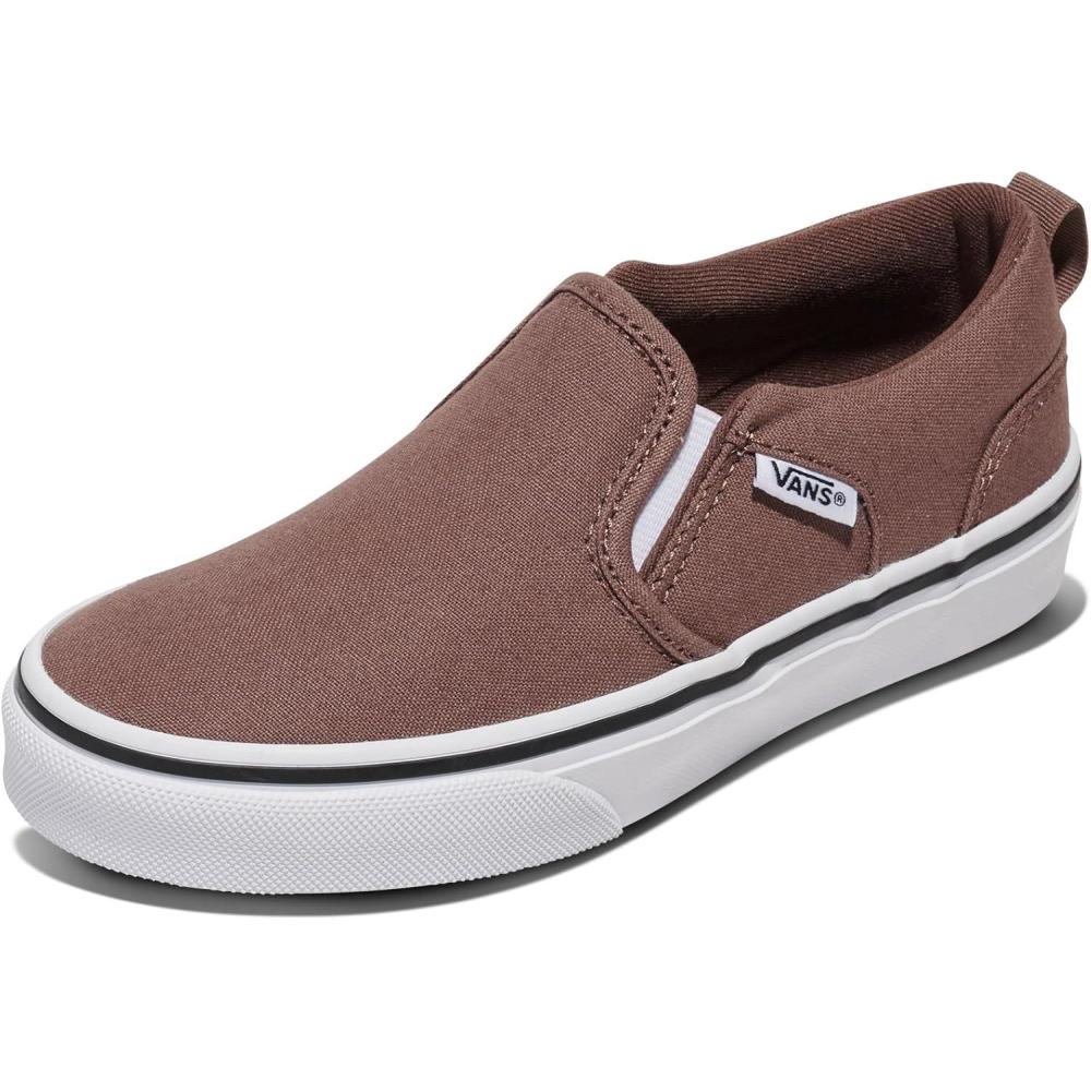 imageVans Kids Asher Slipon ShoeCanvas Deep Taupe
