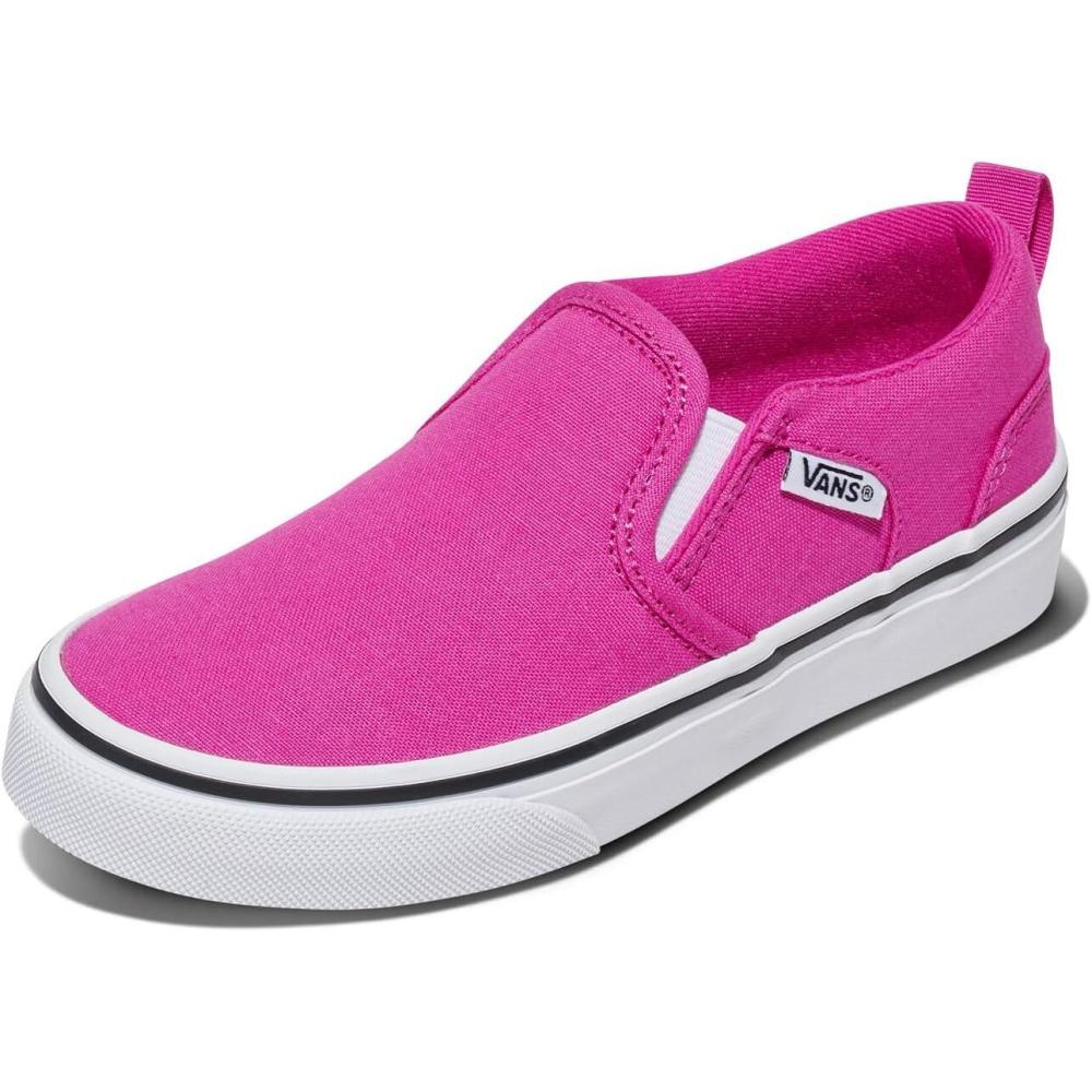 imageVans Kids Asher Slipon ShoeCanvas Raspberry Rose