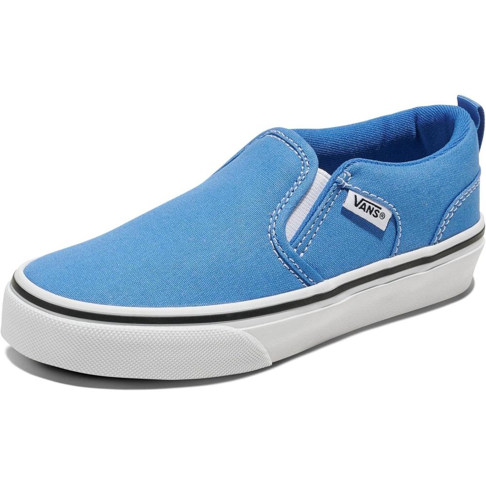imageVans Kids Asher Slipon ShoeCanvas Vintage Cobalt