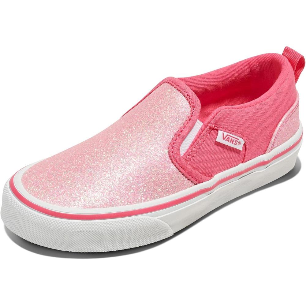 imageVans Kids Asher Slipon ShoeGlitter Candied Pink
