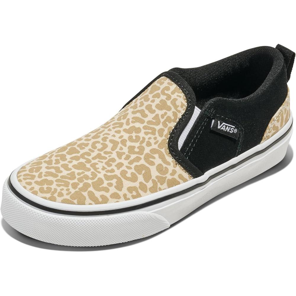 imageVans Kids Asher Slipon ShoeLeopard Black