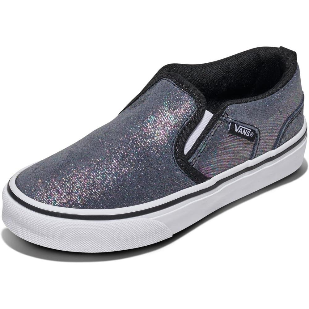 imageVans Kids Asher Slipon ShoeShimmer Black