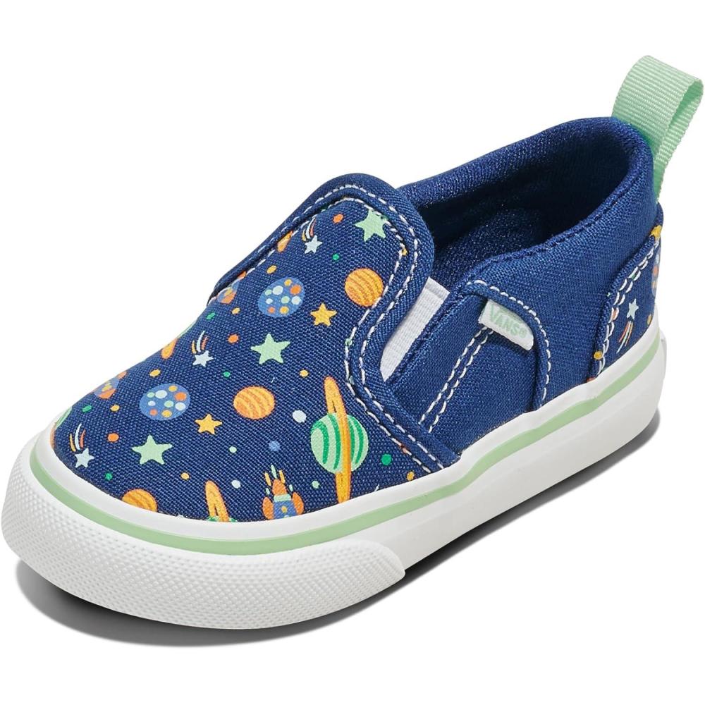 imageVans Kids Asher V Slipon ShoeOut in Space Deep Indigo