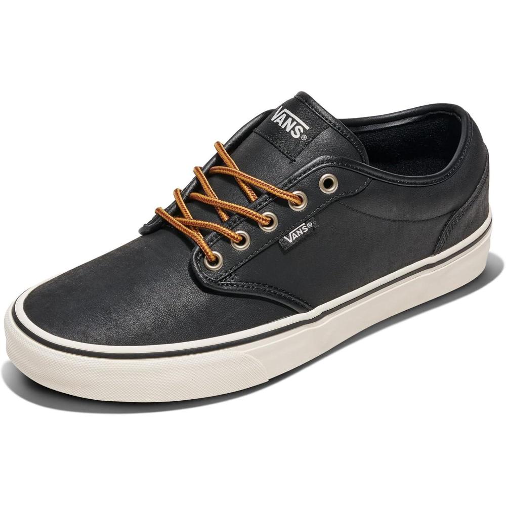 imageVans Mens Atwood SneakerLeather BlackMarshmallow