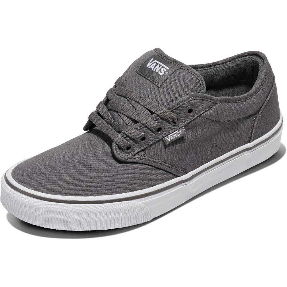 imageVans Mens Atwood SneakerPewterWhite
