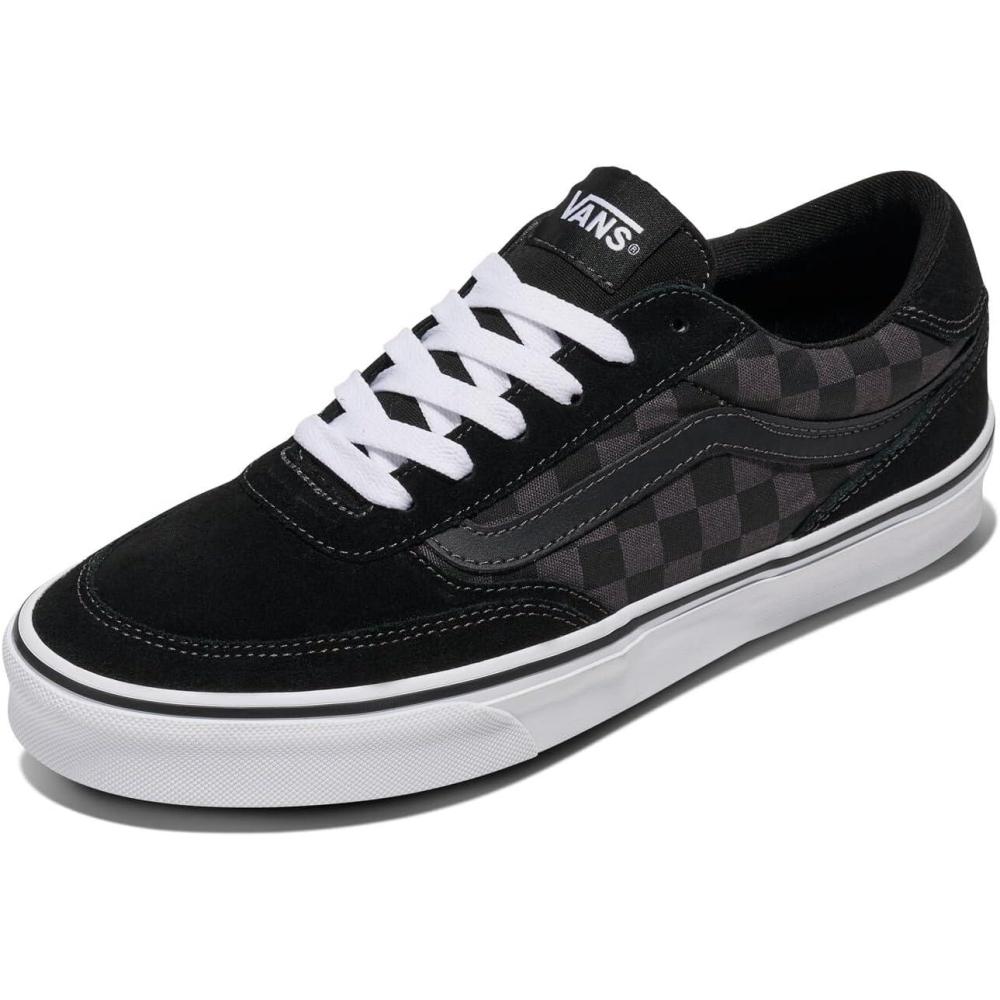 imageVans Mens Brooklyn LSCheckerboard BlackAsphalt