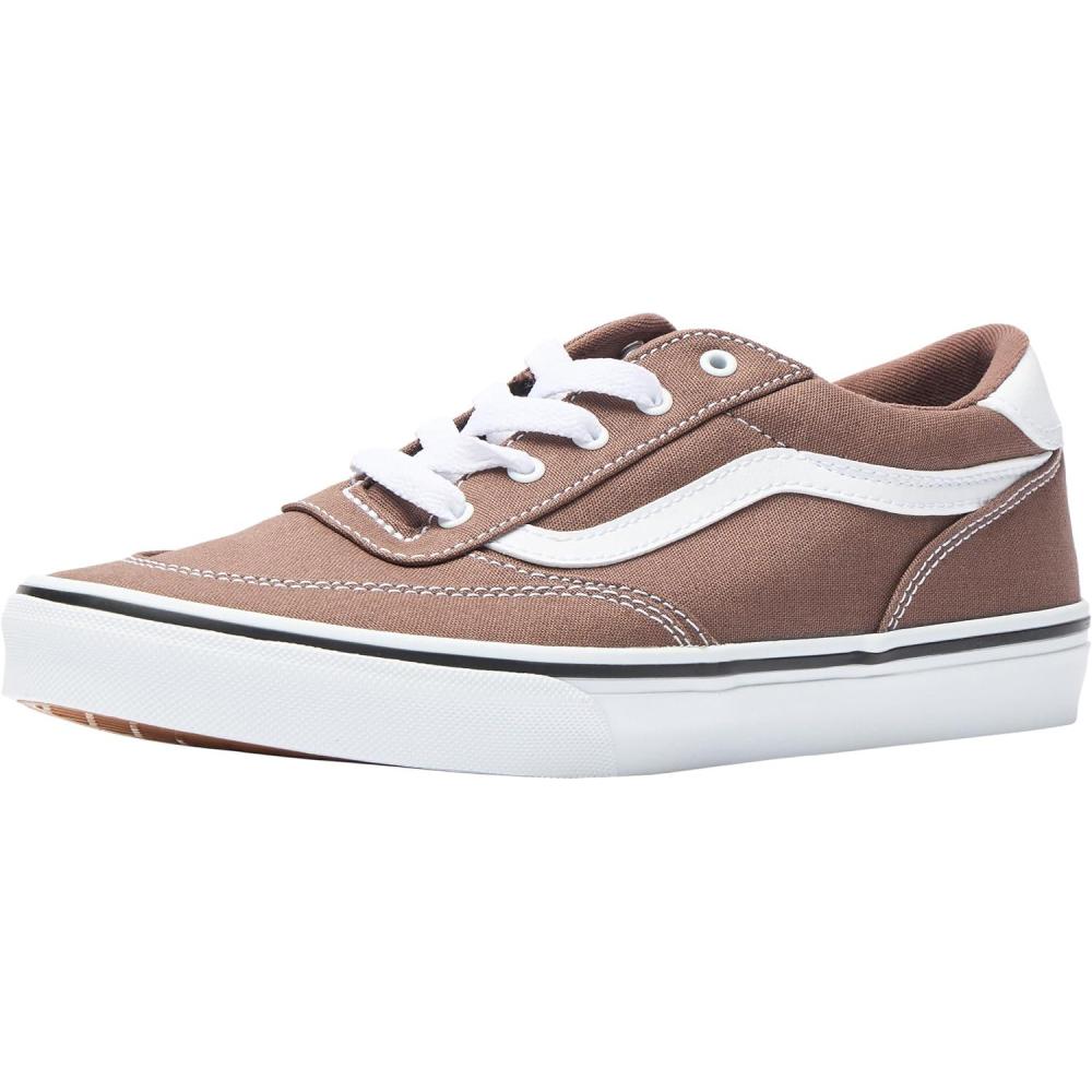 imageVans UnisexChild Brooklyn Ls Low Top ShoeCanvas Deep Taupe