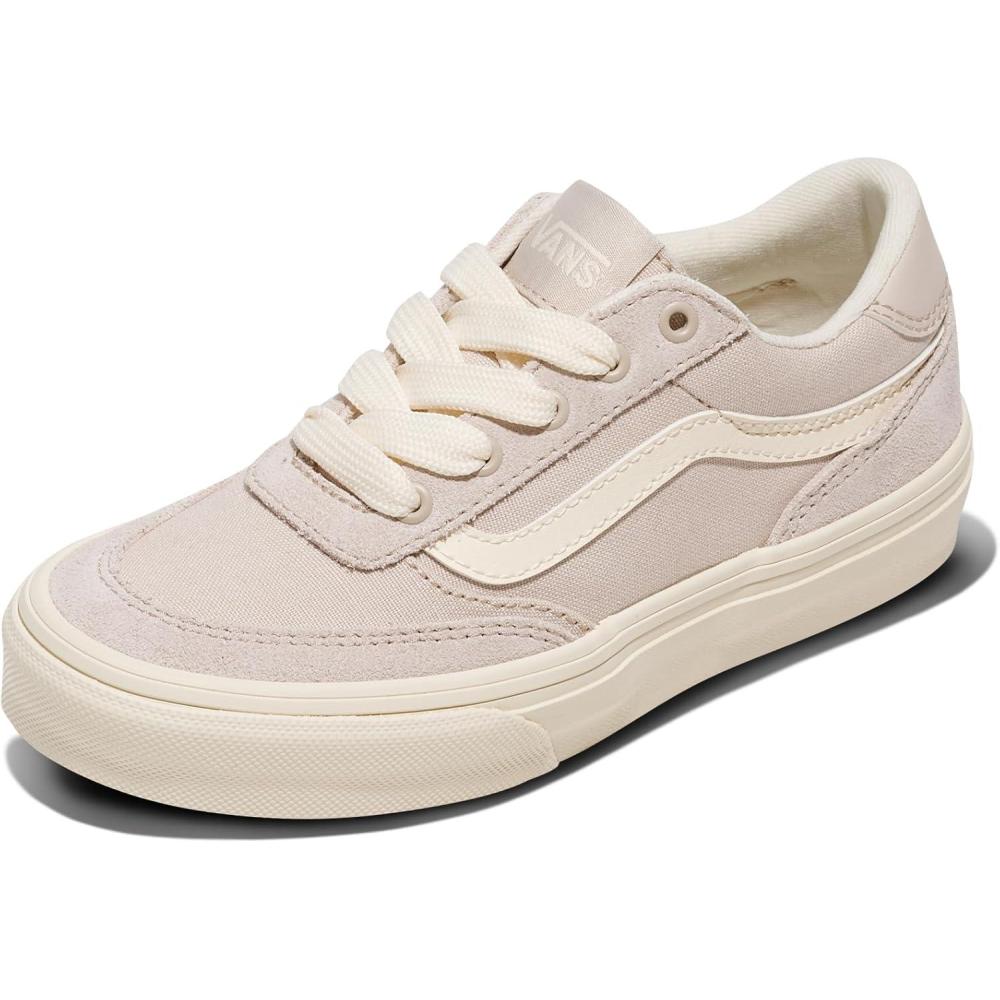 imageVans UnisexChild Brooklyn Ls Low Top ShoeChunky Lace Taupe Mist
