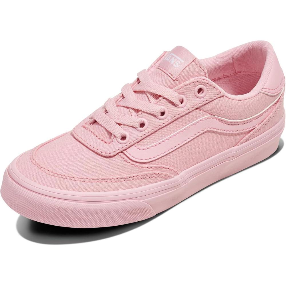imageVans UnisexChild Brooklyn Ls Low Top ShoeColor Drenched Coral Blush