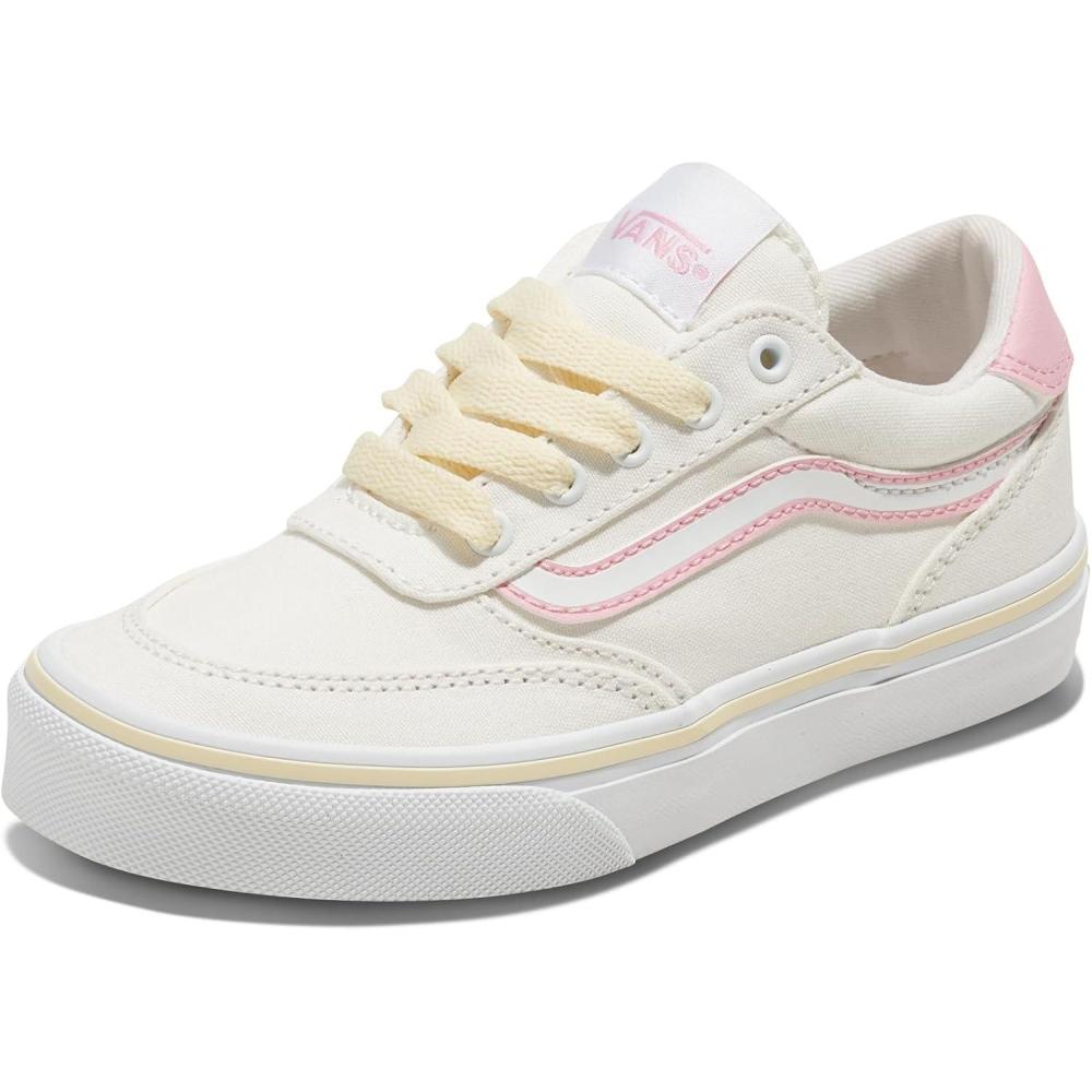 imageVans UnisexChild Brooklyn Ls Low Top ShoePastel Pop Blanc De Blanc