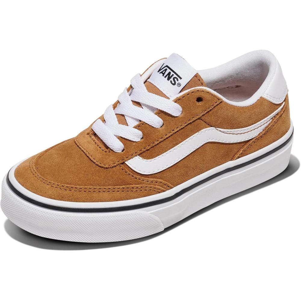 imageVans UnisexChild Brooklyn Ls Low Top ShoeSuede Chipmunk