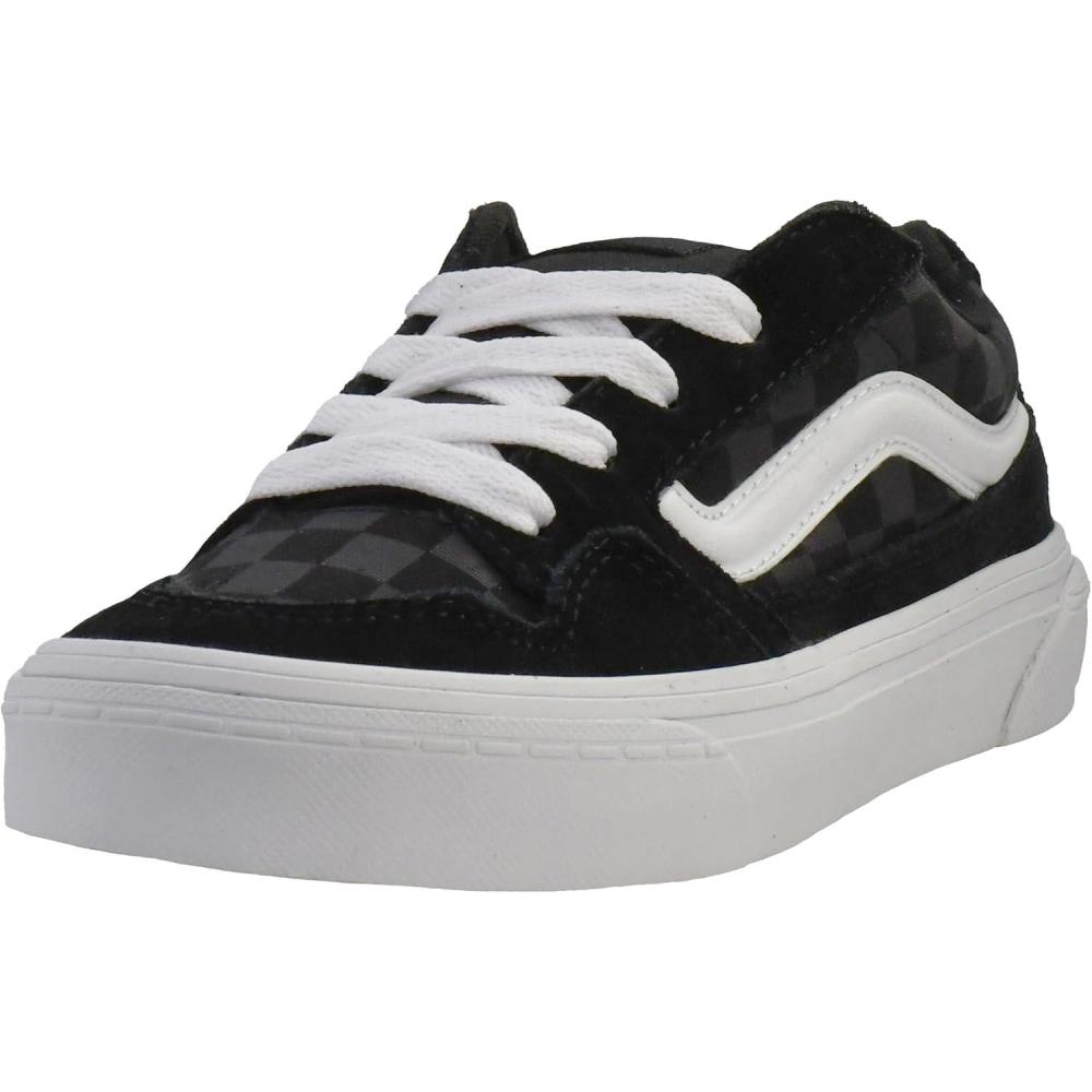 imageVans UnisexChild Caldrone Low Top ShoeTonal Check Black