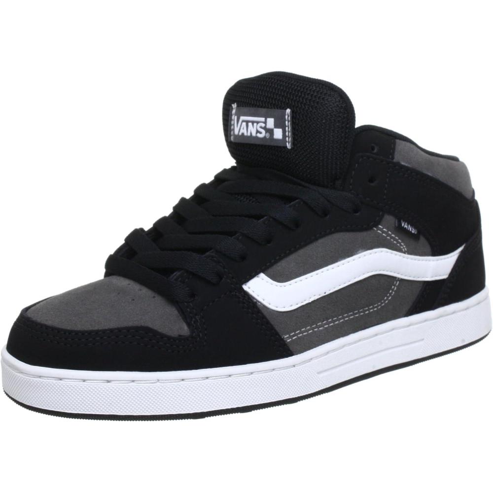 imageVans UnisexChild Hightop TrainersBlackDark GreyWhite